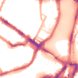 Night-time road noise heatmap for SW1P 4PT