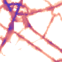 Night-time road noise heatmap for SW1V 1HR