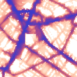 Daytime road noise heatmap for SW1V 1LQ