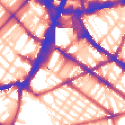 Daytime road noise heatmap for SW1V 1QH