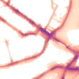 Night-time road noise heatmap for SW1V 3SD