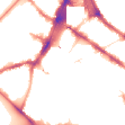 Night-time road noise heatmap for SW1V 4ES