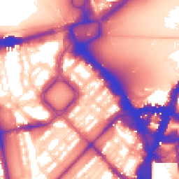 Daytime road noise heatmap for SW1X 7BA