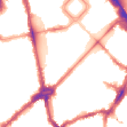 Night-time road noise heatmap for SW1X 8NJ
