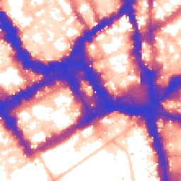 Daytime road noise heatmap for SW1Y 4SQ