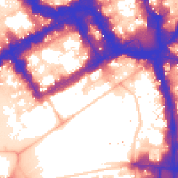 Daytime road noise heatmap for SW1Y 5AA