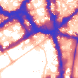 Daytime road noise heatmap for SW1Y 5AH