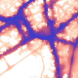 Daytime road noise heatmap for SW1Y 5BN
