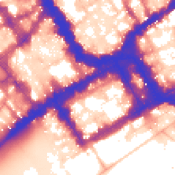 Daytime road noise heatmap for SW1Y 6DS