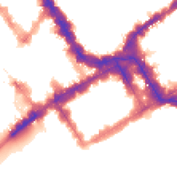 Night-time road noise heatmap for SW1Y 6DS
