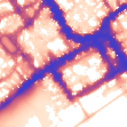 Daytime road noise heatmap for SW1Y 6NH