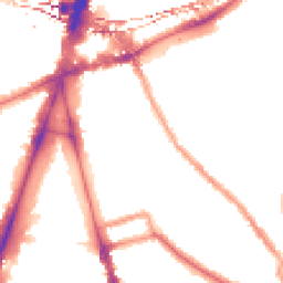 Night-time road noise heatmap for SW2 1BW