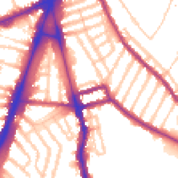 Daytime road noise heatmap for SW2 1DG