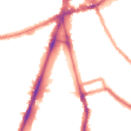 Night-time road noise heatmap for SW2 1LY