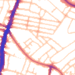 Daytime road noise heatmap for SW2 3AS