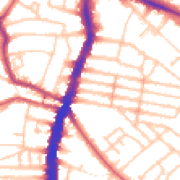 Daytime road noise heatmap for SW2 3AX