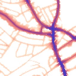 Daytime road noise heatmap for SW2 3DP