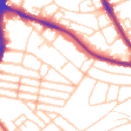 Daytime road noise heatmap for SW2 3LL