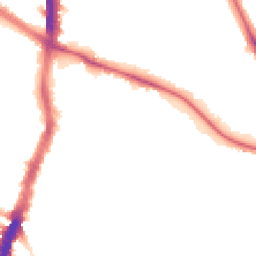 Night-time road noise heatmap for SW2 3NS