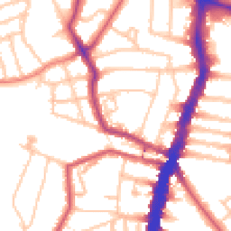 Daytime road noise heatmap for SW2 4NZ