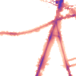 Night-time road noise heatmap for SW2 5RR