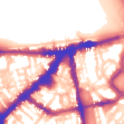 Daytime road noise heatmap for SW3 1DE