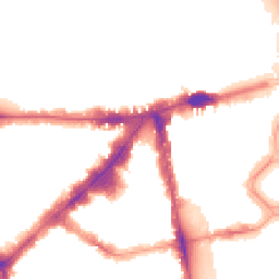 Night-time road noise heatmap for SW3 1DE