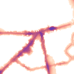 Night-time road noise heatmap for SW3 1ED