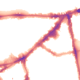 Night-time road noise heatmap for SW3 1HY