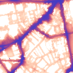 Daytime road noise heatmap for SW3 1LH