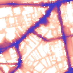 Daytime road noise heatmap for SW3 1LN