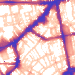 Daytime road noise heatmap for SW3 1LR