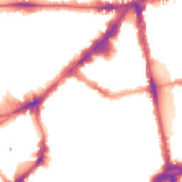 Night-time road noise heatmap for SW3 1LR