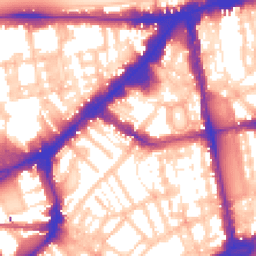 Daytime road noise heatmap for SW3 1NH