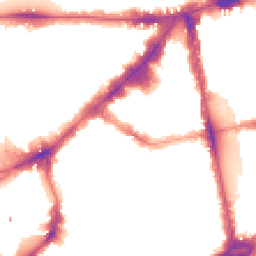 Night-time road noise heatmap for SW3 1NH