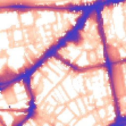 Daytime road noise heatmap for SW3 1NX