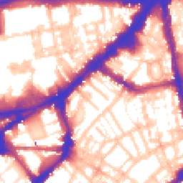 Daytime road noise heatmap for SW3 2EF