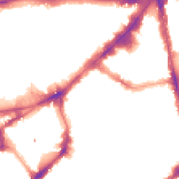 Night-time road noise heatmap for SW3 2EF