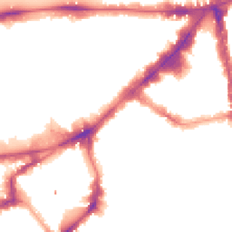 Night-time road noise heatmap for SW3 2EH