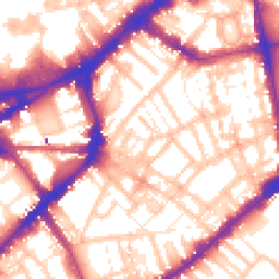 Daytime road noise heatmap for SW3 2ND