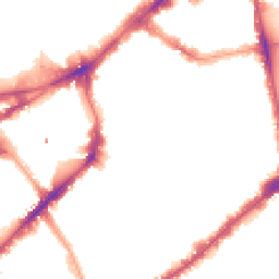 Night-time road noise heatmap for SW3 2ND
