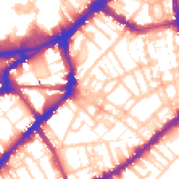 Daytime road noise heatmap for SW3 3AD