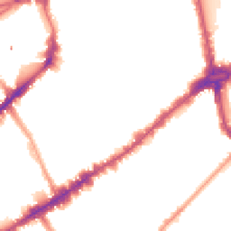 Night-time road noise heatmap for SW3 3HT
