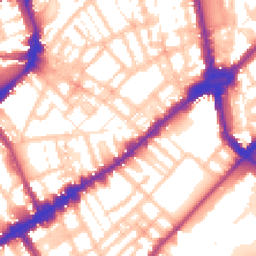 Daytime road noise heatmap for SW3 3LA