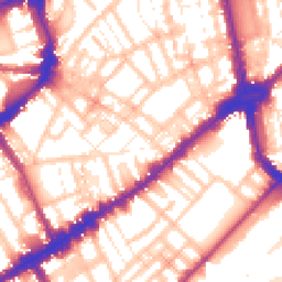 Daytime road noise heatmap for SW3 3LF