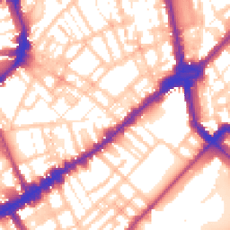 Daytime road noise heatmap for SW3 3LZ