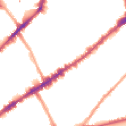 Night-time road noise heatmap for SW3 3ST