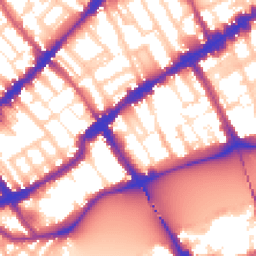 Daytime road noise heatmap for SW3 5AP