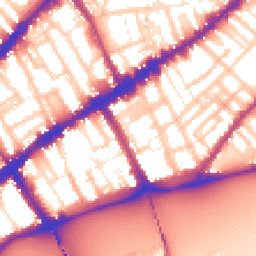 Daytime road noise heatmap for SW3 5NU
