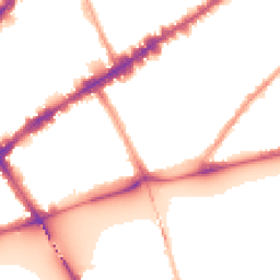 Night-time road noise heatmap for SW3 5NZ